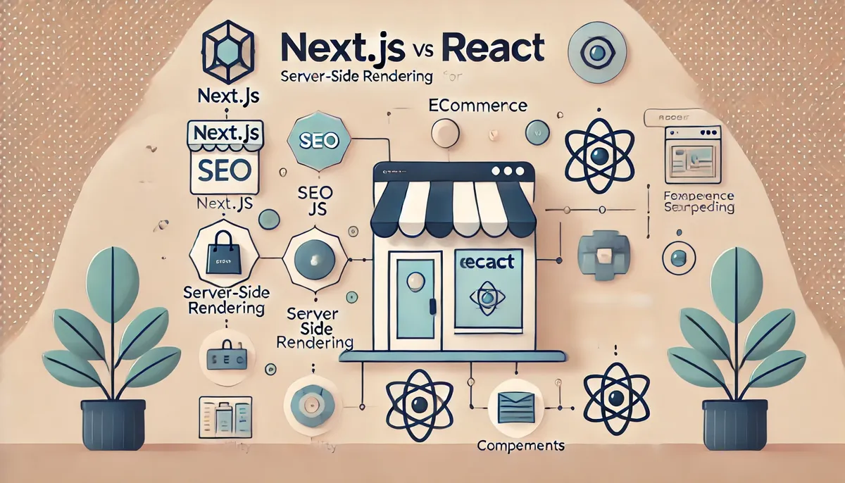Comparativa Next.js vs React: Tecnologías para un proyecto eCommerce exitoso